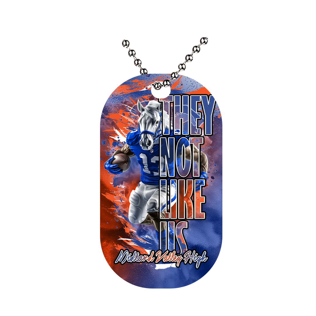 They Not Like Us Dog Tag