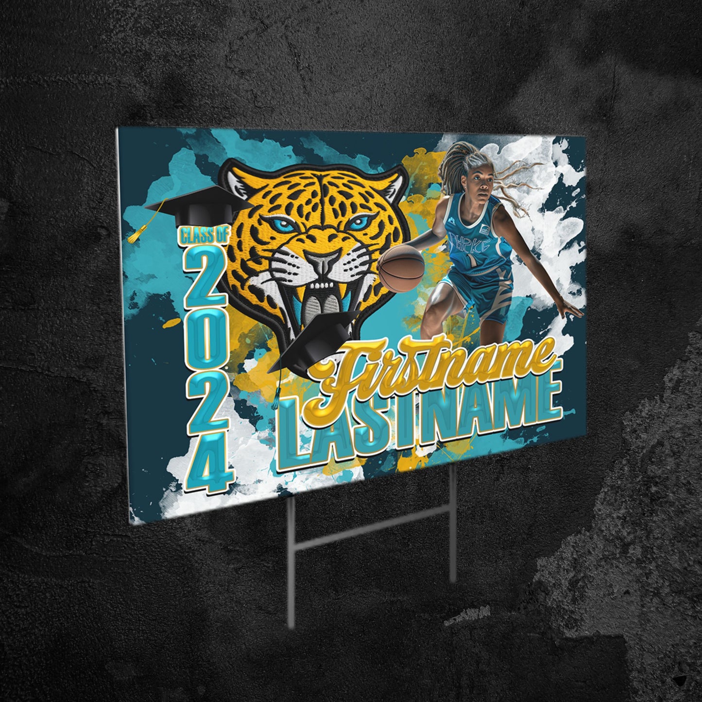 GRAD CUSTOM YARD SIGN