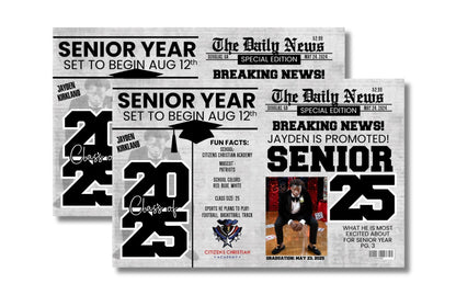 GRAD NEWSPAPER 2 PAGE POSTER