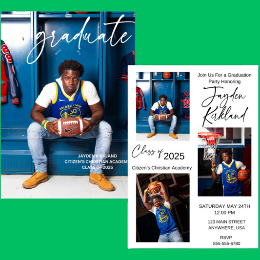 GRADUATION INVITATIONS (SET OF 10)