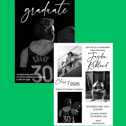 GRADUATION INVITATIONS (SET OF 10)
