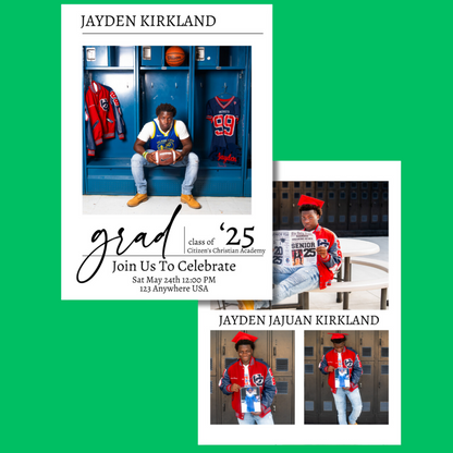 GRADUATION INVITATIONS (SET OF 10)