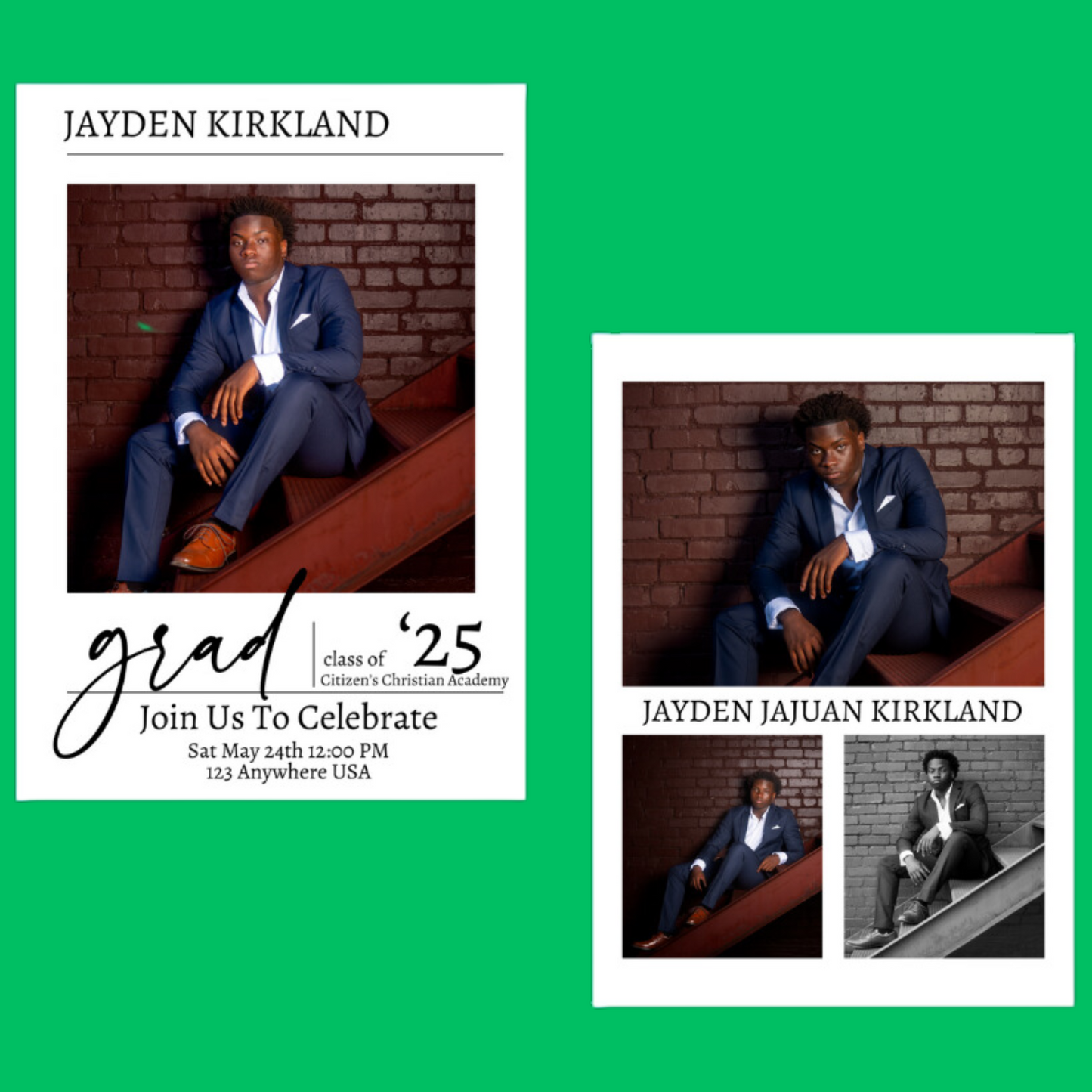 GRADUATION INVITATIONS (SET OF 10)