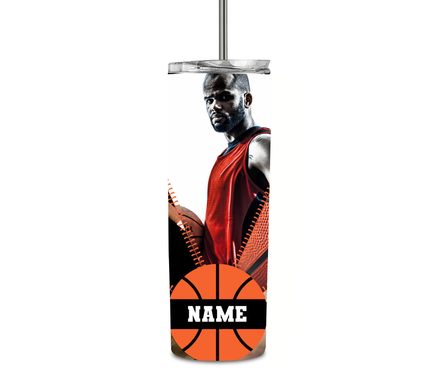 Sports R' Us Basketball Photo Tumbler