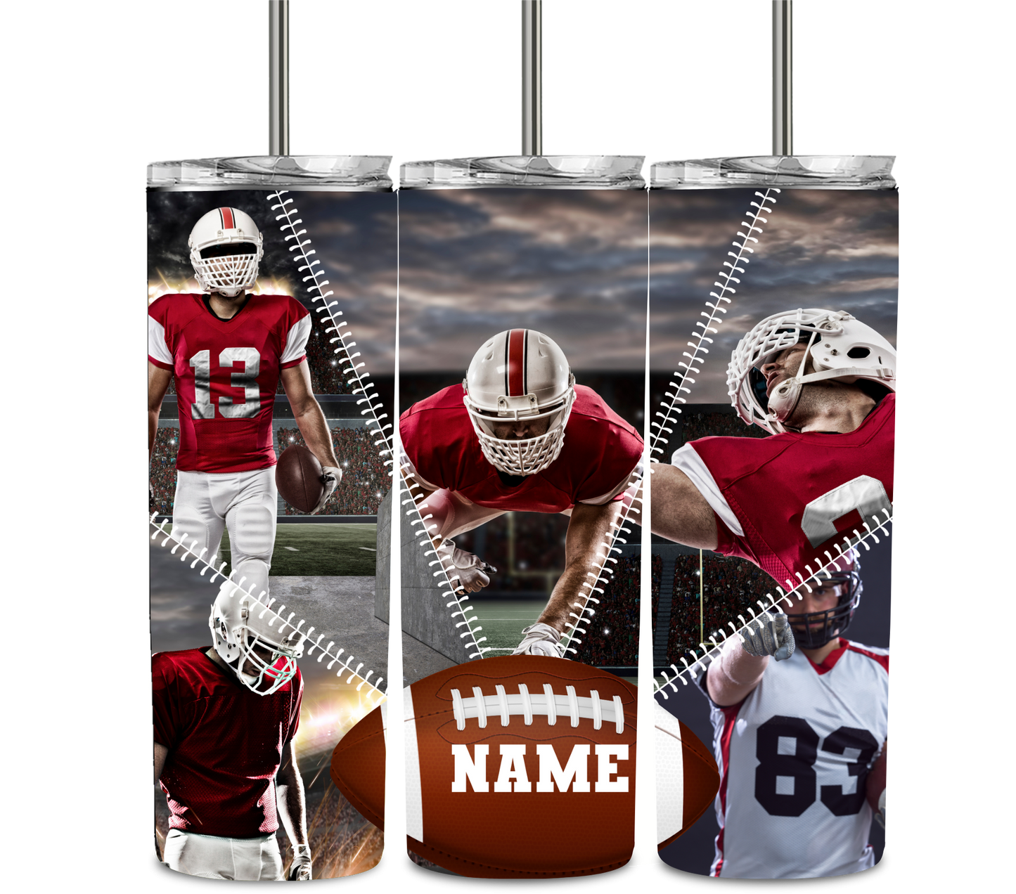 Sports R' Us Football Photo Tumbler