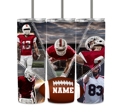 Sports R' Us Football Photo Tumbler