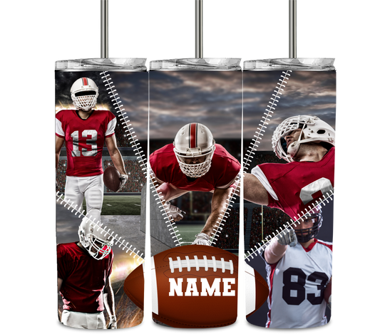 Sports R' Us Football Photo Tumbler
