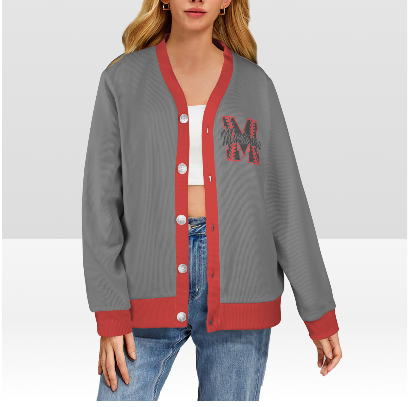 CUSTOM TEAM CARDIGAN AND LEGGINGS SET